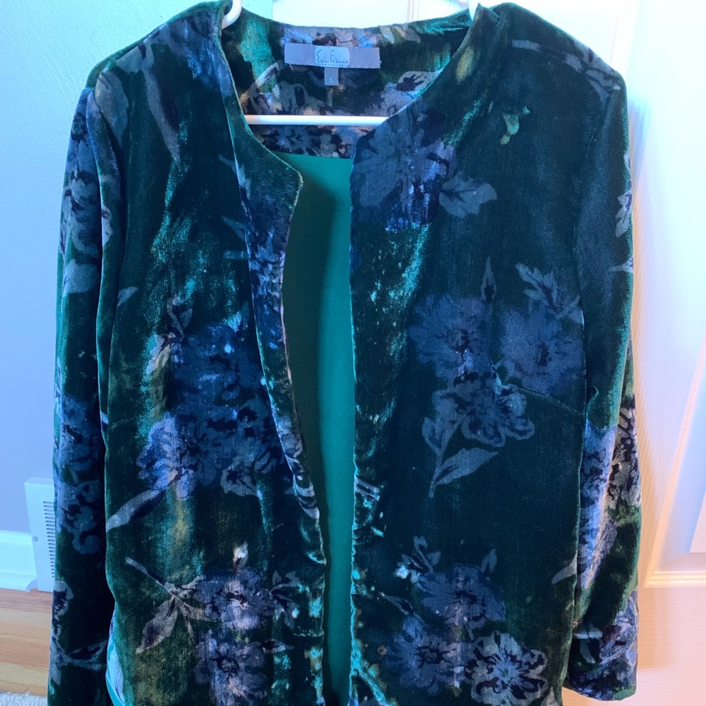 Anthropologie Velvet Duster